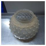 Frosted Glass Hobnail Light Shade or Globe