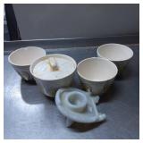 Plastic Cups and Lids on Tray