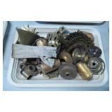 Vintage Lamp Parts and Hardware, Brass and Metal C