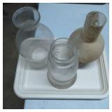 Glass Lamp Chimneys with Varied Styles and Sizes