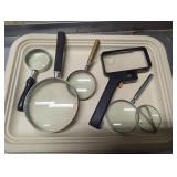 Vintage and Modern Magnifying Glasses, Largest Ite