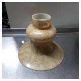 Cream-Colored Alabaster Light Fixture Shade