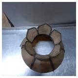 Stained Glass Lamp Shade with Floral Petal Design