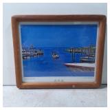 Framed Photograph ï¿½Blue on Blueï¿½ by ML Greaife ï¿½ C
