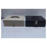 Metal Locking Cash Boxes with Compartments