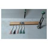 Corn Cutter and Creamer, Five Metal-Tipped Darts,