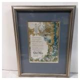 Framed Vintage Djer-Kiss Advertisement Print with