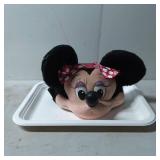 Minnie Mouse-Themed Plush and Mesh Cap With Red Po