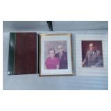 Framed Portrait Photographs and Photo Album