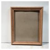 Natural Wood Picture Frame with Beveled Edges