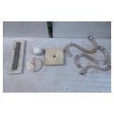 Lamp Parts with Stone and Glass Components