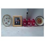 Decorative Items Including Picture Frames, Vases,