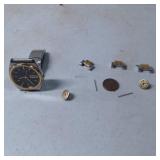 Gold-Tone and Stainless Steel Seiko Quartz Analog