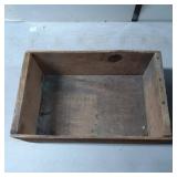 Vintage Wooden Box with Printed California Dried P