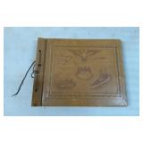 World War II-Era Leather Photo Album with Embossed