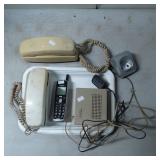 Vintage Landline Telephones and Cordless Phone wit