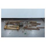 Metal Lamp Parts, Including Brass and Steel Compon