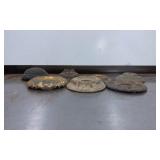 Decorative Metal Lamp Parts in Varying Finishes