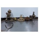 Vintage Metal Lamp Parts and Components