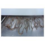 Rusted Metal Oil Burner or Lantern Smoke Bell Fram