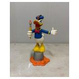 Disney Donald Duck Figurine Holding Paintbrush