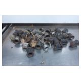 Vintage Electrical Lamp Parts, Including Sockets a