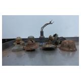 Vintage Metal Ceiling Light Fixtures and Lamp Part