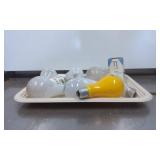 Incandescent Light Bulbs, Including Yellow Bulb, w