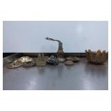 Vintage Metal Lamp Parts and Fixtures