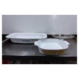 Corning Ware Baking Dishes: Blue Cornflower and Fl