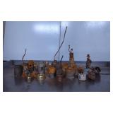 Vintage Lamp and Light Parts with Wiring