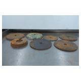 Circular Metal Lamp Parts with Center Holes