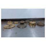 Vintage Brass Lamp Fixture Parts