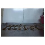 Brass Decorative Lamp Arms with Wiring