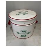 Insulated Cooler with 'World's Largest Pizza' 1987