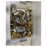 Container of Assorted Lamp Part Mechanisms