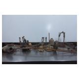 Vintage Metal Lamp Parts and Components