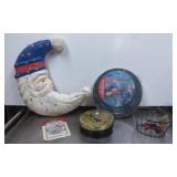 Holiday Decorations and Sunbeam Rope Light Lot