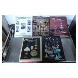 Five Reference Books on Oil Lamps and Miniature La