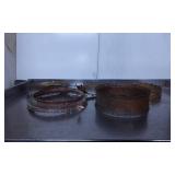 Brass and Metal Lamp Parts, Including Decorative R