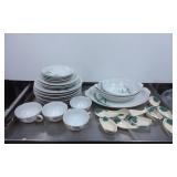 Bamboo China Japan Porcelain Dinnerware Set with G