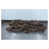 Disassembled Zipper Pieces with Brass Teeth and Br