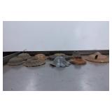 Vintage Metal Ceiling Light Fixtures and Covers