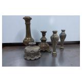 Cast Metal Lamp Parts with Ornamental Designs