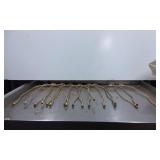 Brass-Plated Lamp Harp Holders for Lamp Assembly