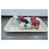 Incandescent and CFL Light Bulbs, Mixed Colors and