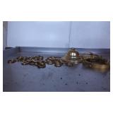 Brass Lamp Parts, Including Fittings and Mounts