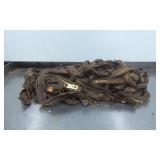 Brown Metal Teeth Zippers with Brass Finish