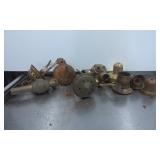 Brass and Metal Lamp Parts for Restoration or Repu