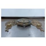 Brass Hanging Oil Lamp Components with Decorative